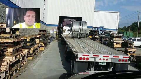 Delivering steel coils and picking up 54 inch wide drywall