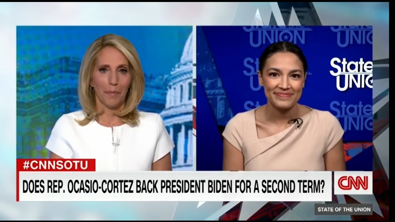 Watch this CLIP as Even AOC Won't Endorse Biden for 2024