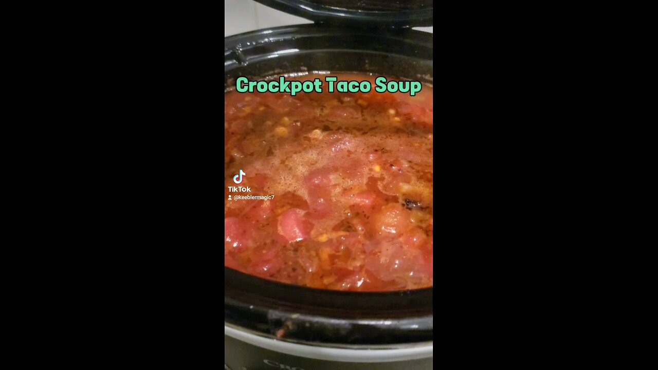 Crockpot Taco Soup!