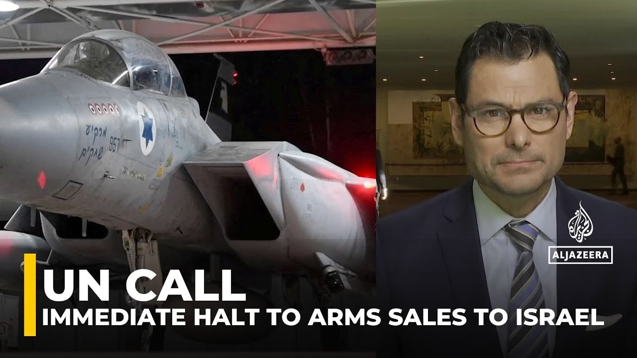 52 countries at the UN co-sign a letter: Calling for an immediate halt to arms sales to Israel