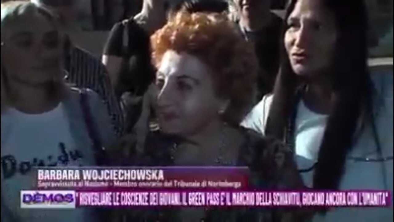 NWO, GREEN PASS: Ebrei, Novax e Nazismo, Wojciechowska