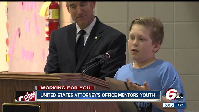 US Attorney's Office mentors youth who may have had attitude problems