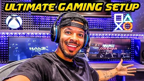 ULTIMATE GAMING SETUP IN MY HOUSE *Revealed* 🎮🏡👀 | Jeremy Lynch