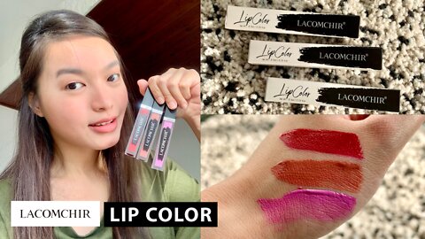 Lacomchir Lip Color Unboxing and Try On