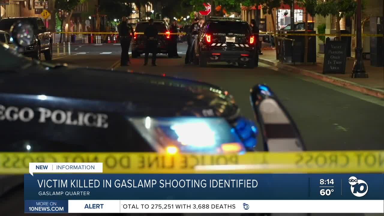 Victim in deadly Gaslamp shooting identified