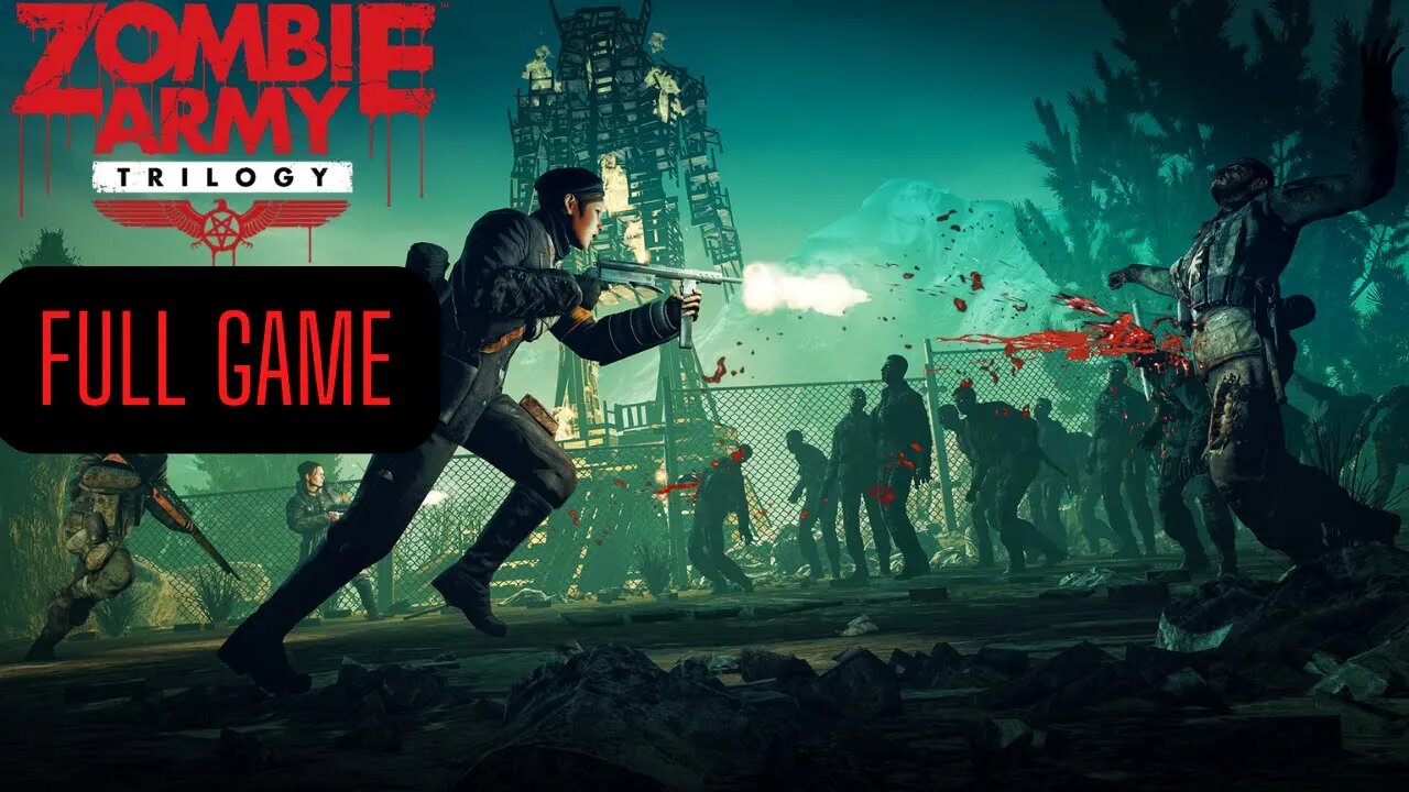 Zombie Army Trilogy Full Game Gameplay Walkthrough Playthrough - No Commentary (HD 60FPS)