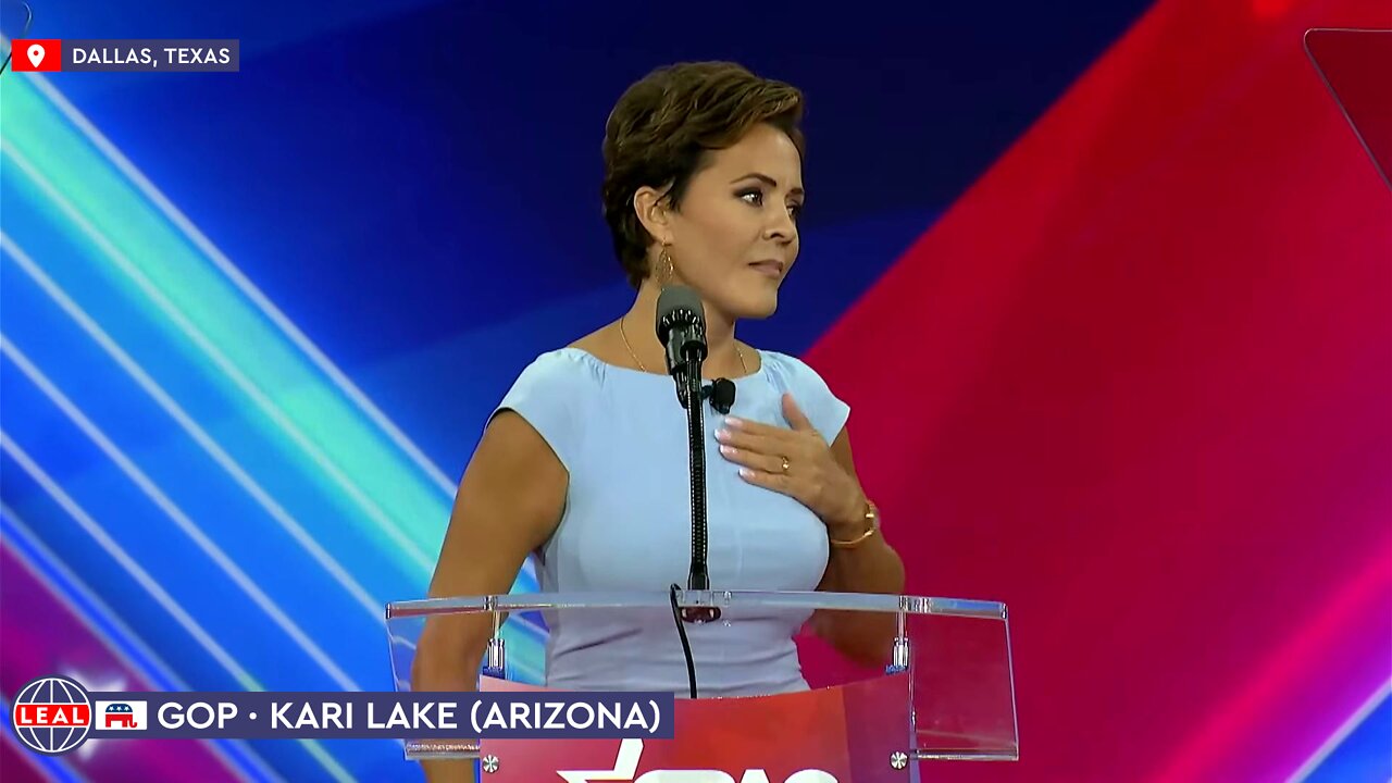 🇺🇸 CPAC 2022 Texas · Kari Lake en la Conferencia de Acción Política Conservadora (6 agosto 2022)