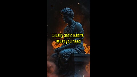 Best Five Daily Stoic Habits #Stoicism #SelfDiscipline #Gratitude #habits #stoichabits