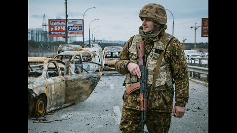 Ukrainian Soldiers Advance Against Russian Position Near Bakhmut in Intense Combat Footage