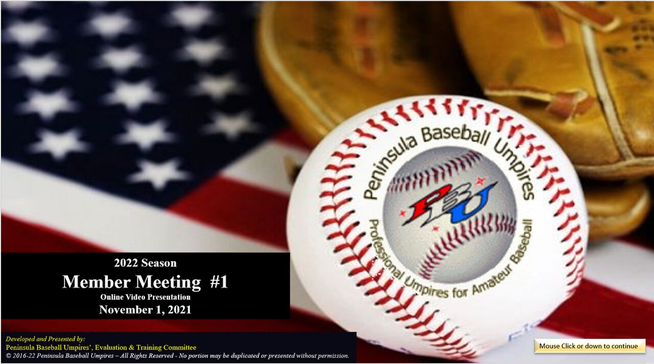 2021/22 Regular Member Meeting #1
