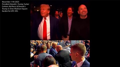 Donald J. Trump Enters Madison Square Garden With Tucker Carlson, Kid Rock, Dana White & Donald J. Trump Jr. | "It Was Just Overwhelming Cheers!!! Imagine a Minute of People Screaming At the Top of Their Lungs." - Joe Rogan