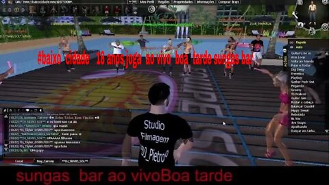 #baixo cidade 18 anos joga ao vivo boa tarde sungas bar