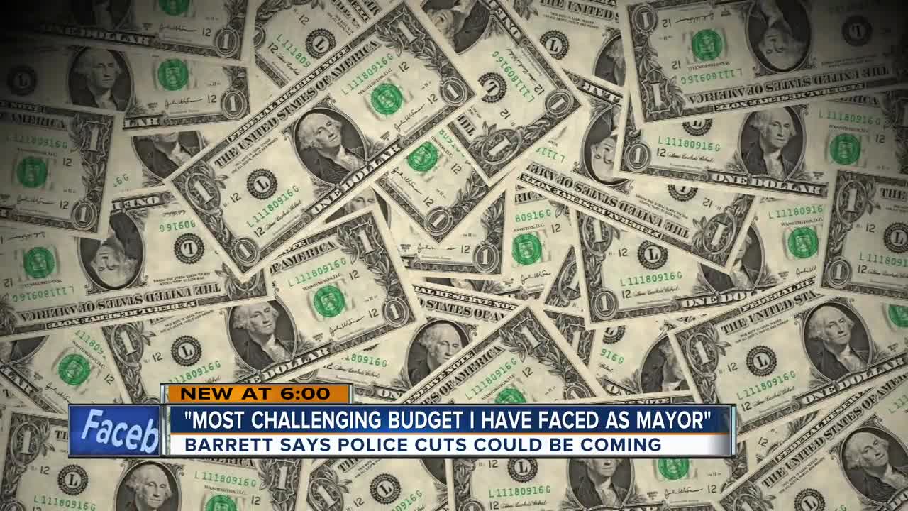 Mayor Tom Barrett faces challenges with upcoming budget