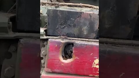 Destroyed Ukrainian T-64BV model 2017