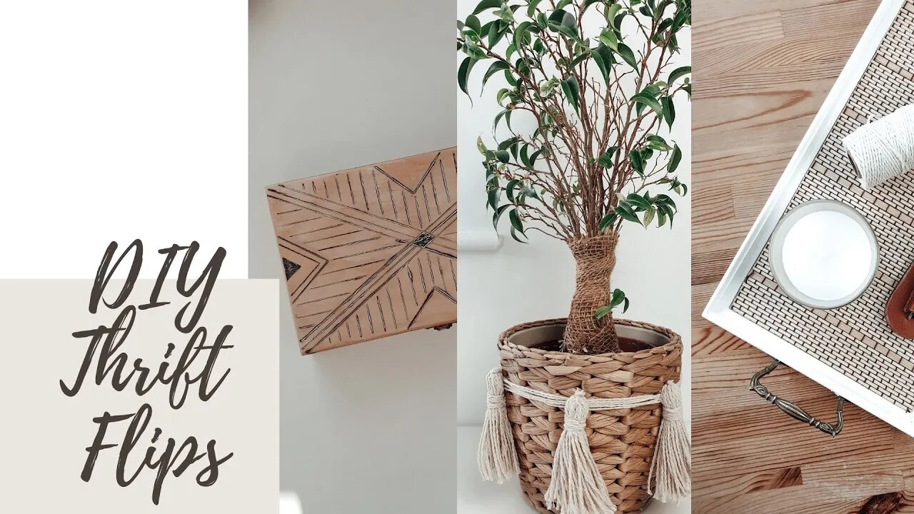 DIY Thrift Flip - Upcycling BOHO Home Decor | DIY Project Trash to Treasure