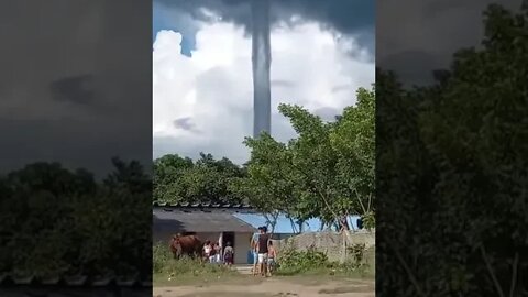 Waterspout seen in Cuba