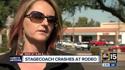 Witnesses describe stagecoach crash at Apache Junction rodeo