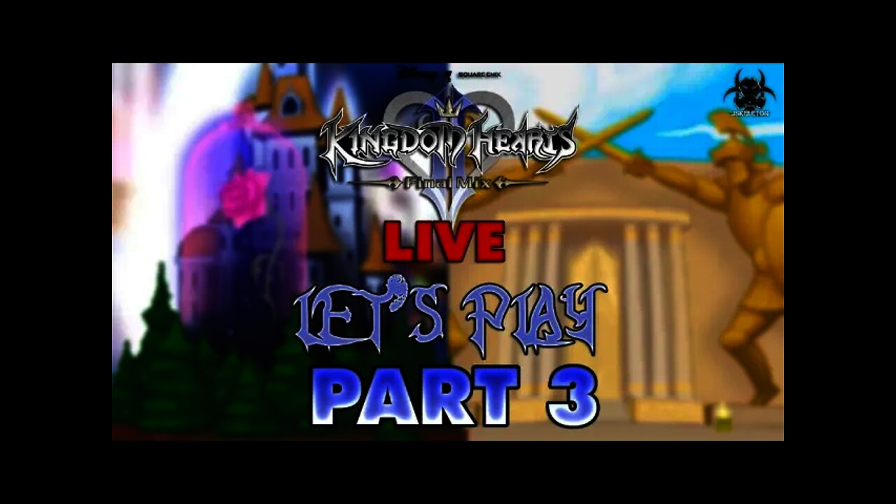 Kingdom Hearts 2.5 Final Mix - LIVE Let's Play/Walkthrough Part 3 - Beast's Castle/Olympus Coliseum