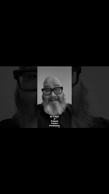 Be a Man of Purpose, Passion and Persistence #beaman