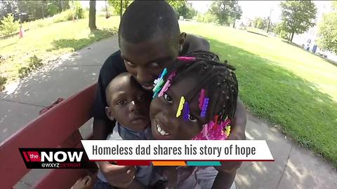 Homeless dad shares story of hope