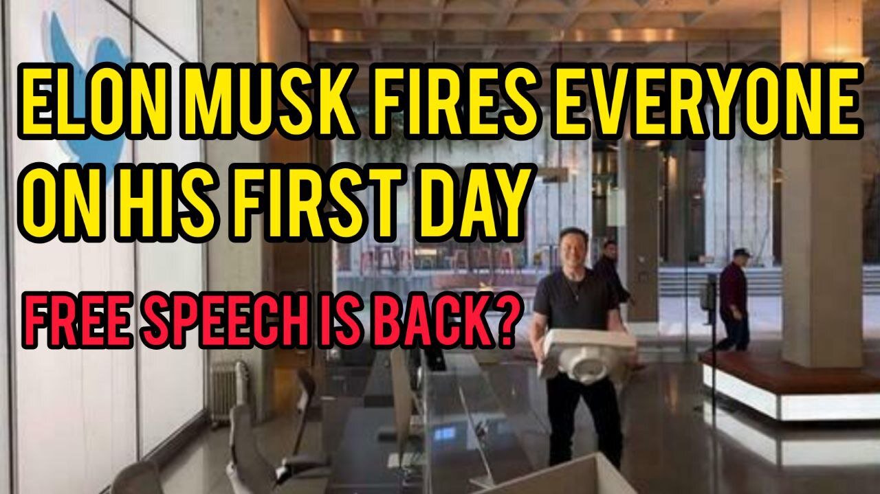 ELON MUSK OWNS Twitter, FIRED CEO, Top Censor Escorted Out & Reverse Lifetime Bans! TRUMP is BACK?