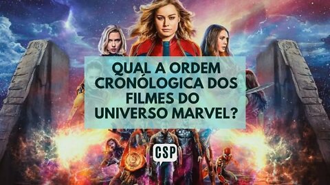 Qual a ordem cronológica para assistir os filmes e séries do Universo Cinematográfico Marvel