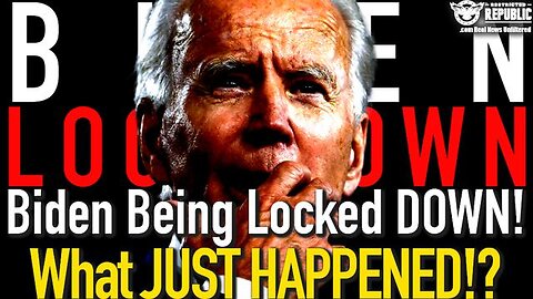 BIDEN BEING LOCKED DOWN! WHAT JUST HAPPENED? 'FOR HIS OWN PROTECTION'!