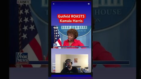 Karine Jean Pierre & Kamala Harris are a Joke #Shorts #gutfeld