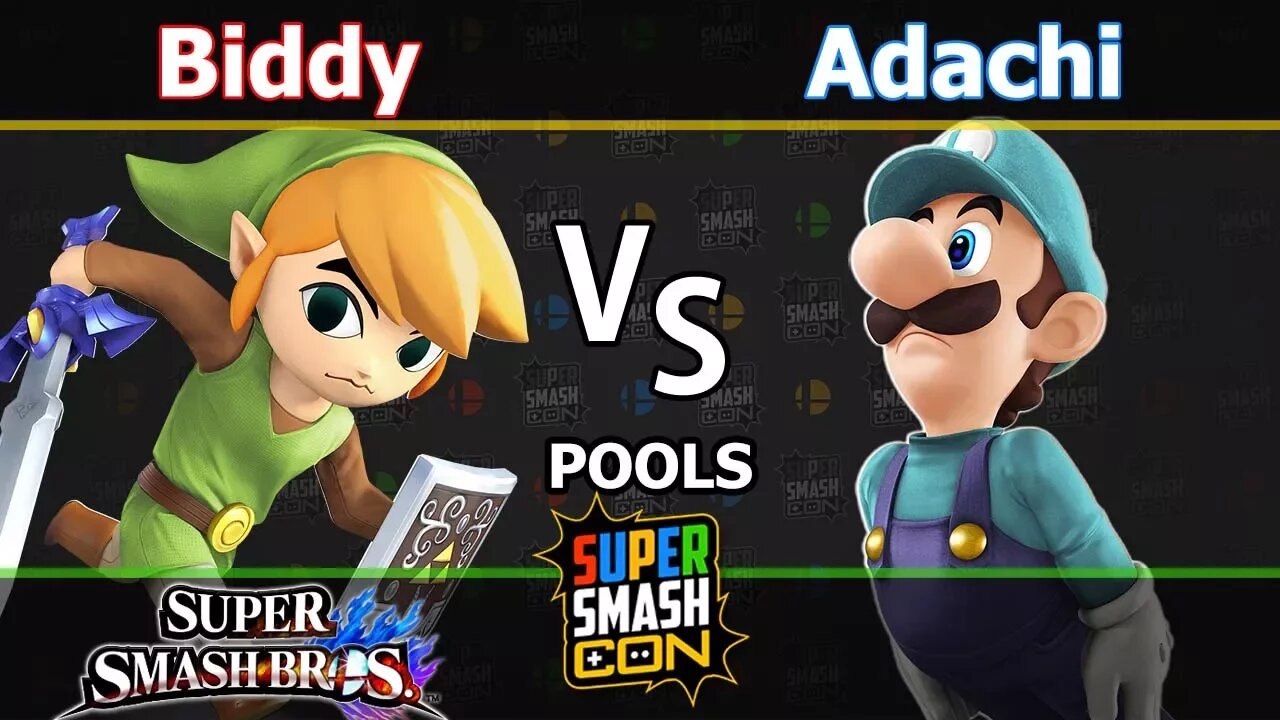 TSG|Biddy (Toon Link) vs. TBX|Adachi (Luigi) - Wii U Singles Pools - SSC2017