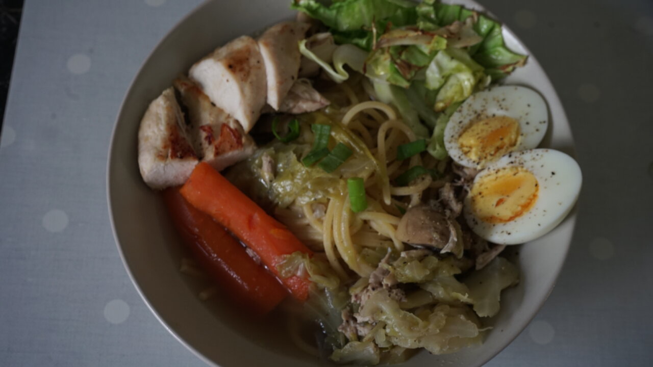 Home made easy ramen