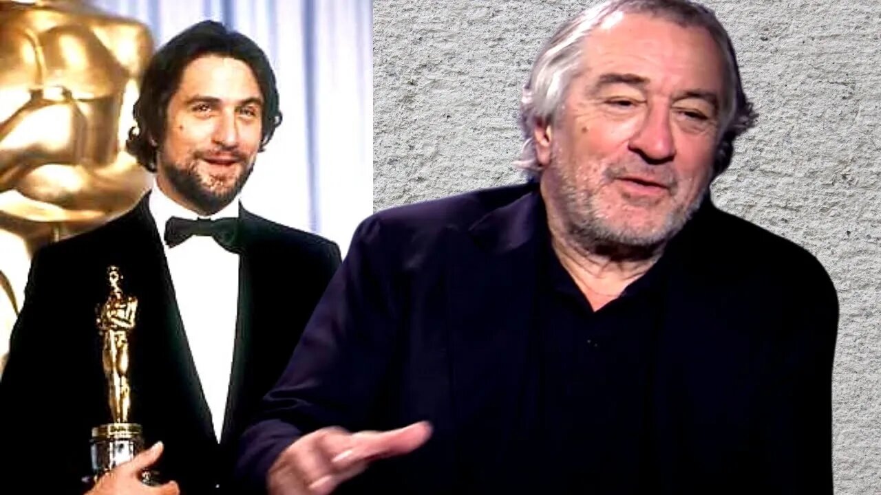 ROBERT DE NIRO remembering his Oscar win for Raging Bull in very few words...