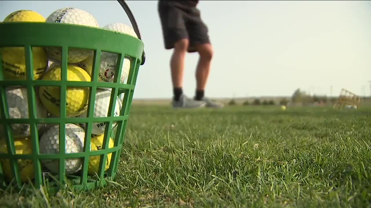 Trading the gridiron for golf, Limon High School's football team makes most out of rough situation