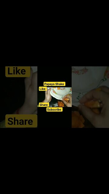 Papaya Shake।🥤😋#ytshorts#shorts#short