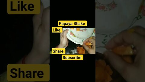 Papaya Shake।🥤😋#ytshorts#shorts#short