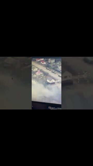 Artillery Strike Creates Fireworks Display