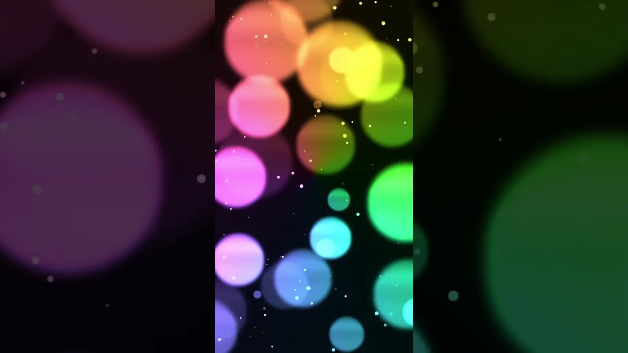 Glowing Bokeh Lights & Star Dust | Screensaver NO Music | Night Light | Sleep, Study, Work, Relax