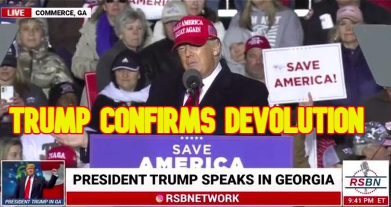 BREAKING TRUMP NEWS 3/28/22 - TRUMP CONFIRMS DEVOLUTION