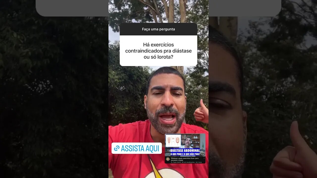 Exercícios contra indicados para diástase!