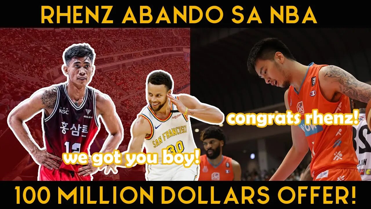 Breaking News | Rhenz Abando 100 Million Dollar Offer ng NBA!