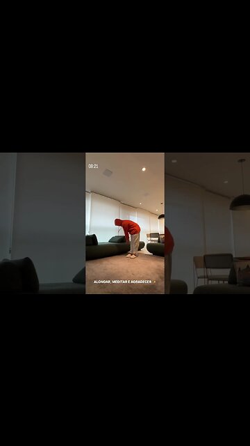 alongar, medita e agradecer