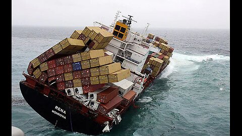 Cargo⛴️Ship In A Bad Strom🌊