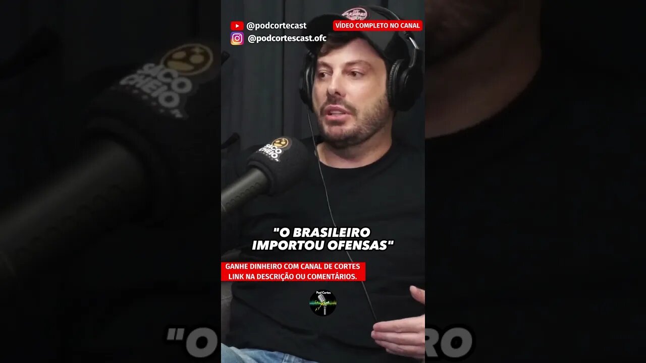 DANILO GENTILI SOBRE AS "OFENSAS NO BRASIL" #shorts #danilogentilli #danilogentili #vitimismo