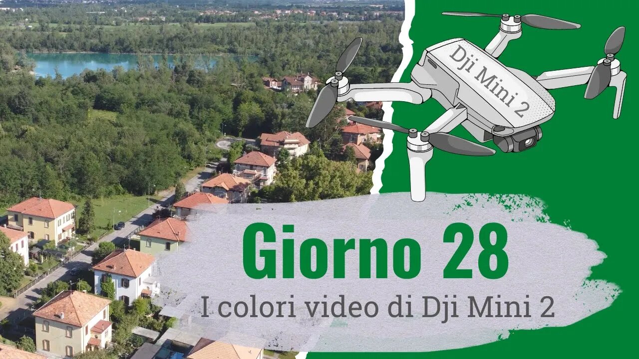 I colori naturali delle riprese video con Dji Mini 2