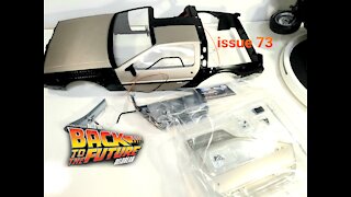 building the back to the future delorean by eaglemoss issue 73