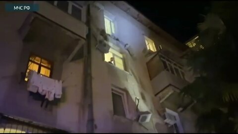 Two people died in the collapse of a balcony in a 5-story building in Sochi, Russia