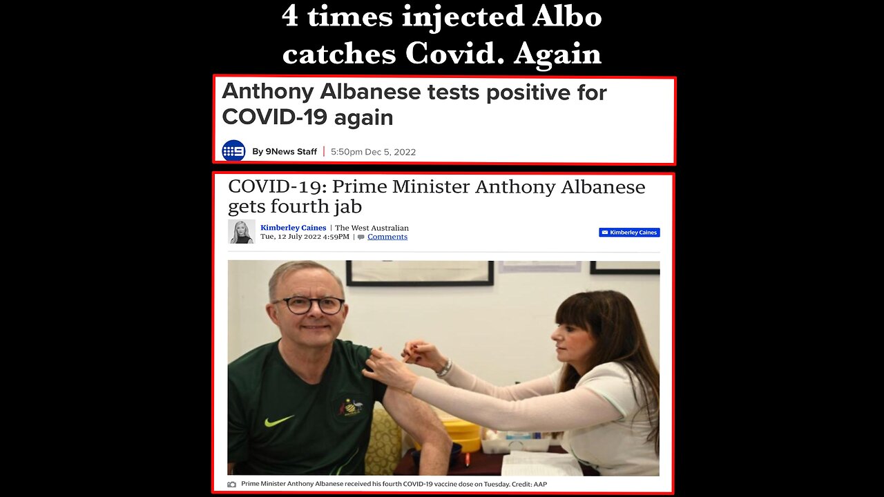 4 x jabbed Australian PM down with Covid. Again.