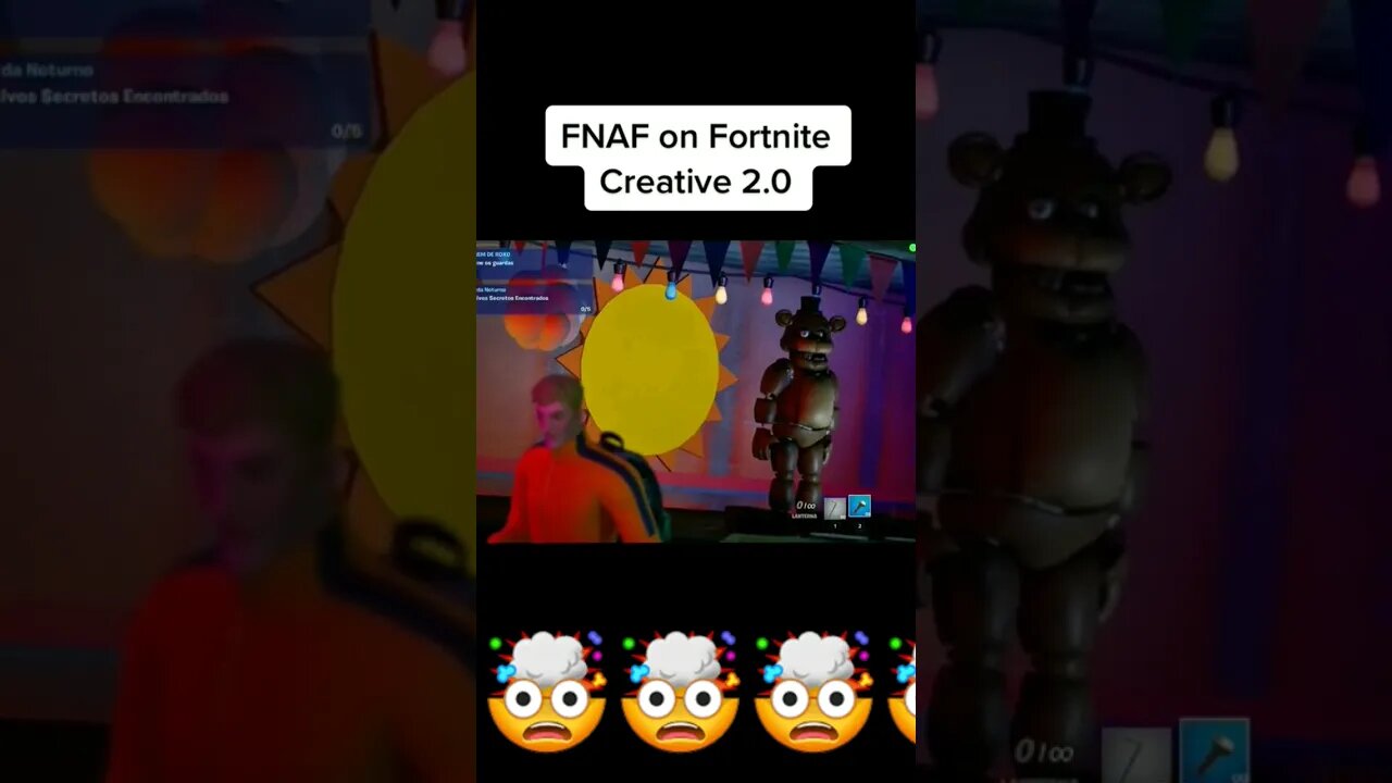 Five nights at freddy's no fortnite criativo 2.0!!!!!🤯🤯🤯😱 #viral #shorts #fortnite