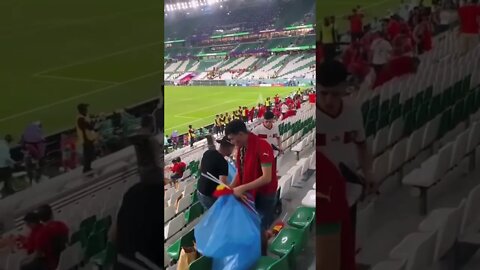 Torcida do Marrocos também fez bonito no Catar #shorts #copadomundo