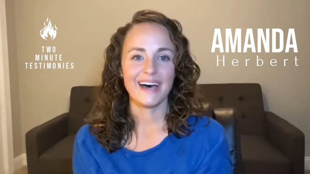 Saved From Suicide (Amanda's Two Minute Testimony)