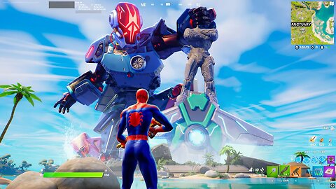 FOUNDATION ROBOT APPEARS in FORTNITE!